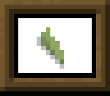 pixel drawing of a painting of a green cocoon